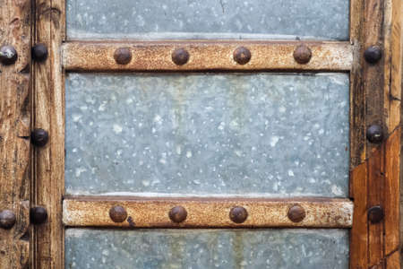 Detailed close up view on metal and steel surfaces
