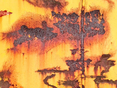 Texture of rusty metal and steel with lots of corrosion in high resolution.