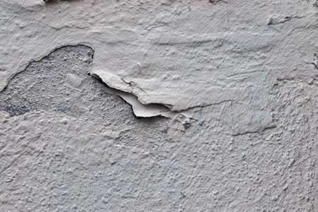 Detailed and colorful close up at paint on concrete wall textures in high resolution.の写真素材