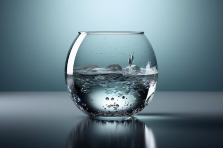 Clean water concept created with generative AI technologyの素材