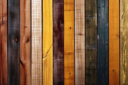 Wooden planks background texture created with generative AI technologyの素材