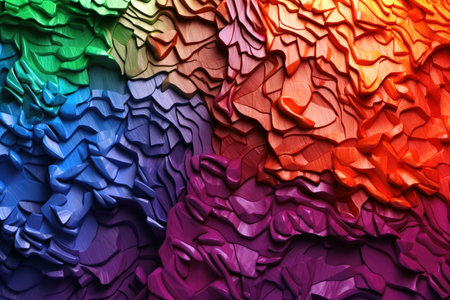 Surreal 3d background texture created with generative AI technologyの素材