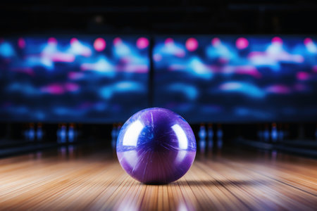 A bowling sports backgroundの素材