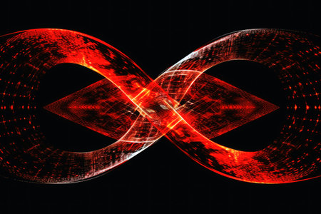 Infitinte mathematical background textureの素材