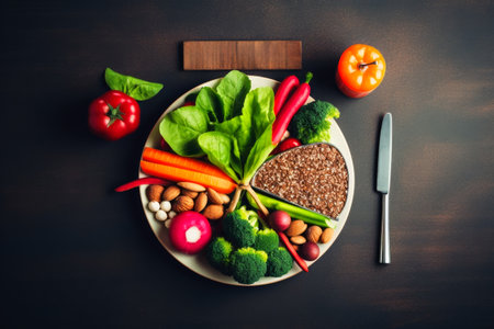 A diet concept for loosing weightの素材
