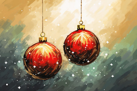 A festive christmas artwork backgroundの素材