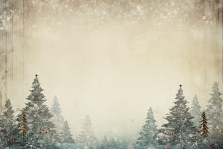 A festive vintage christmas backgroundの素材