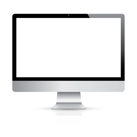 Highly detailed responsive desktop computer のイラスト素材