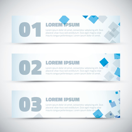 Abstract business infographic vector option bannersのイラスト素材