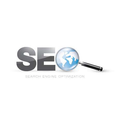 Website search engine optimization visual expression concept vector illustrationのイラスト素材