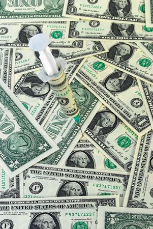 A photo from an allegoric series dealing with the banking crisis in the US, September 2008