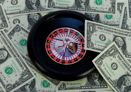 A photo from an allegoric series dealing with the banking crisis in the US, September 2008の写真素材