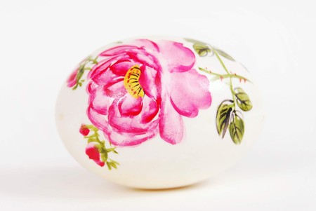 Typical traditional german easter decoration, completely handmade / handpainted by various members of my familyの写真素材