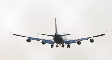 A Boeing 747 on final from the east at EDDF, FRA, Frankfurt/Main, Germany