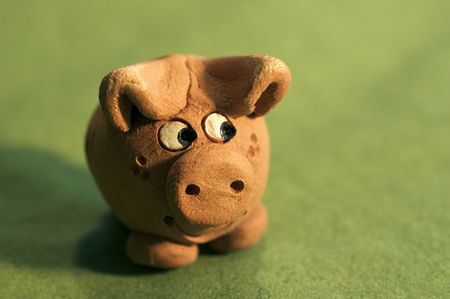 Pig figureの写真素材