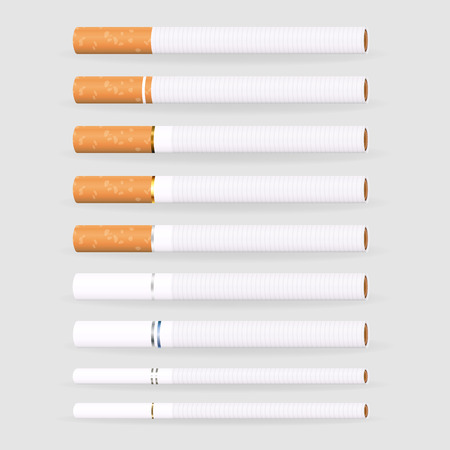 Set of Cigarettesのイラスト素材