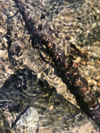 ripples in the waterの写真素材