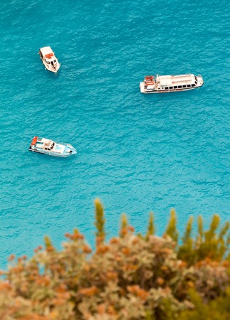 Passenger boats at Ionian sea