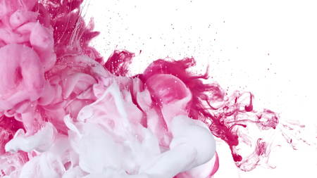 White and Pink inks are mixed in water. Use for backgrounds or overlays requiring a flowing and...