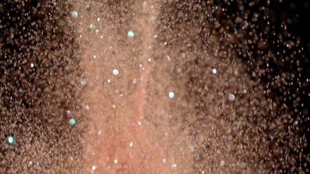 With the use of Realistic Glitter Exploding on Black Background. These clips are perfect for visual...