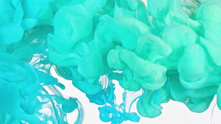 Turquoise and Blue inks are mixed in water. Use for backgrounds or overlays requiring a flowing and...