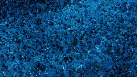 Bright Collors Bubbles Slow Motion Oil Ink. Fantastic structure of colorful bubbles. Chaotic motion....