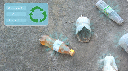 Recycle for earthの写真素材