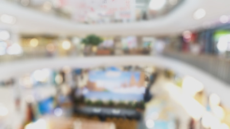 Blur image background in shoping mall.の写真素材