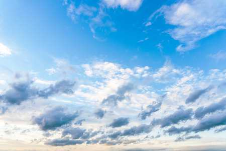 blue sky with clound backgroundの写真素材
