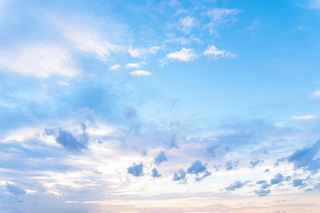 blue sky with cloud backgroundの写真素材