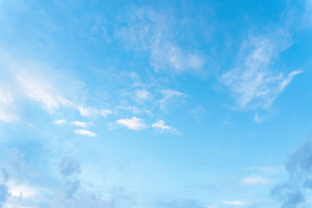 sky blue with cloud backgroundの写真素材