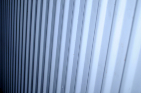 Art photo line of white radiatorの写真素材