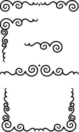 Set of original vector design elements. This is a vector image - you can simply edit colors and shapes.のイラスト素材