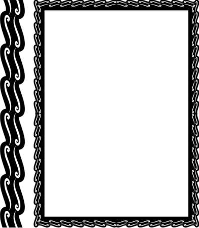 Vector decorative frame. This is a vector image - you can simply edit colors and shapes.のイラスト素材