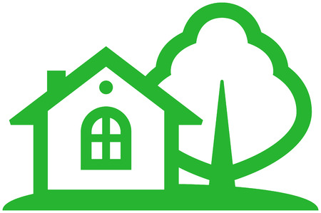 Country house vector illustrationのイラスト素材