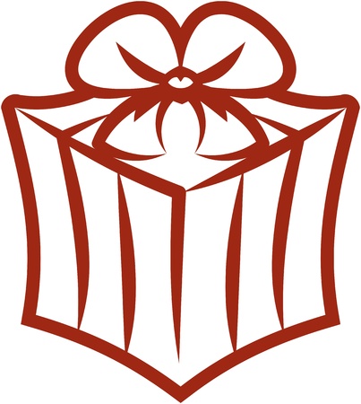 Gift box. Vector illustrationのイラスト素材