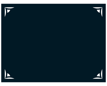 Border frame line deco vector label simpleのイラスト素材