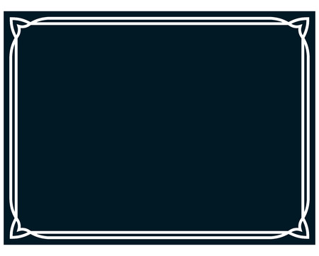 Border frame line deco vector label simpleのイラスト素材