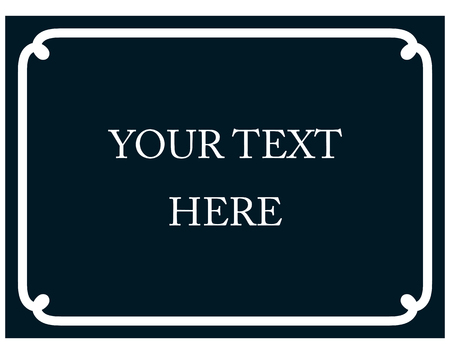 Border frame line deco vector label simpleのイラスト素材