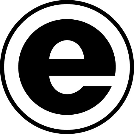 Ebusiness ecommerce emblemのイラスト素材