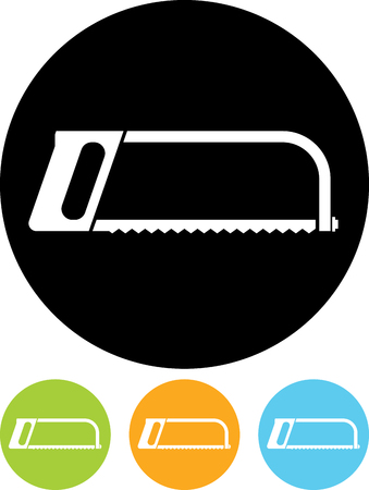 Saw isolated vectorのイラスト素材