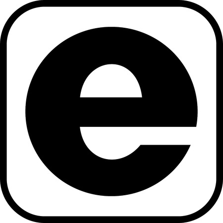 Ebusiness ecommerce emblemのイラスト素材