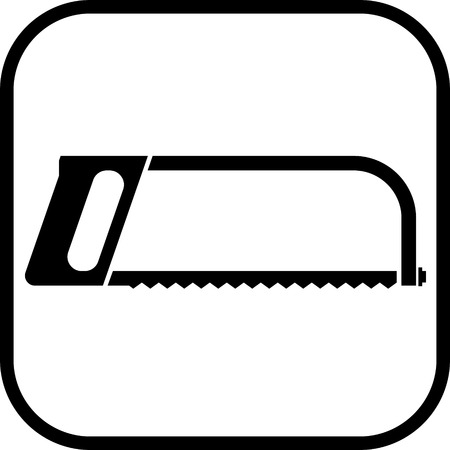 Saw isolated vectorのイラスト素材