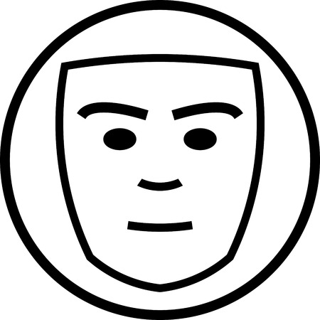 Mask carnival vector isolatedのイラスト素材