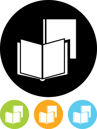 Books vector iconのイラスト素材
