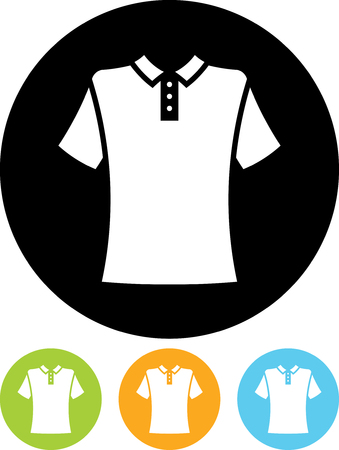 Polo shirt vector isolatedのイラスト素材