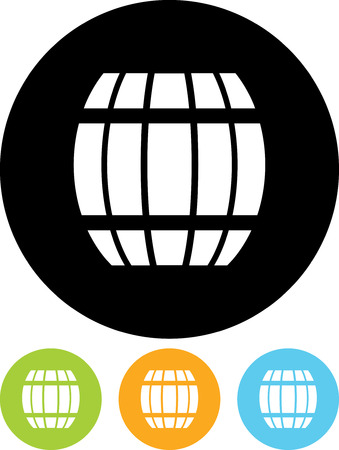 Barrel vector iconのイラスト素材