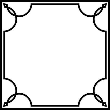 Frame Vector Square Tileのイラスト素材