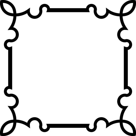 Frame Vector Square Tileのイラスト素材