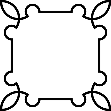 Frame Vector Square Tileのイラスト素材